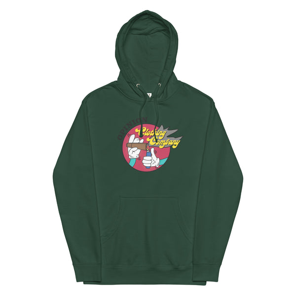 Blowing Smoke Hoodie Forest Green | Opinion Clothing | Minneapolis MN